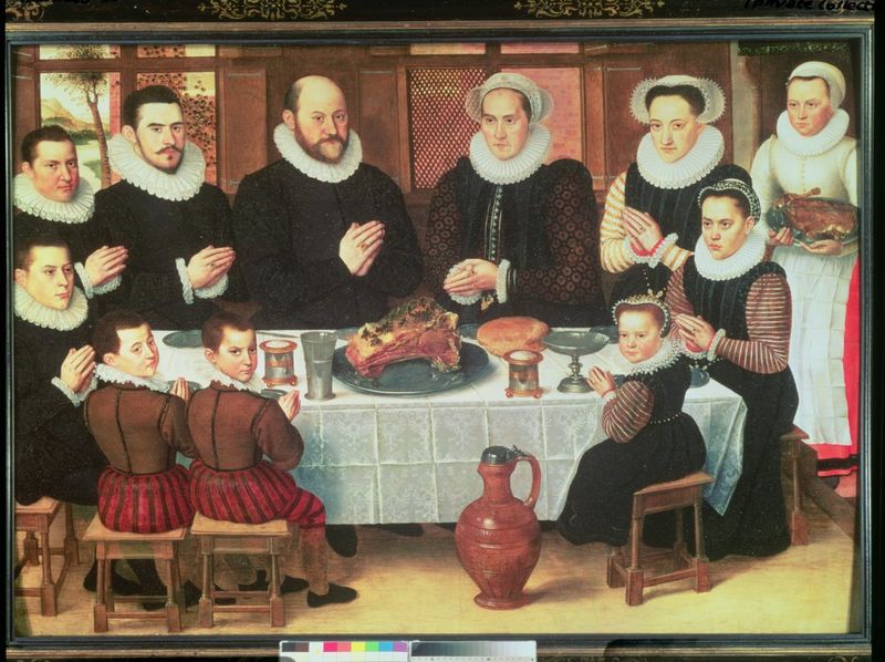 Saying Grace Before Eating