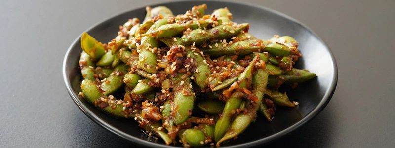 Japanese Edamame with Sesame Glaze