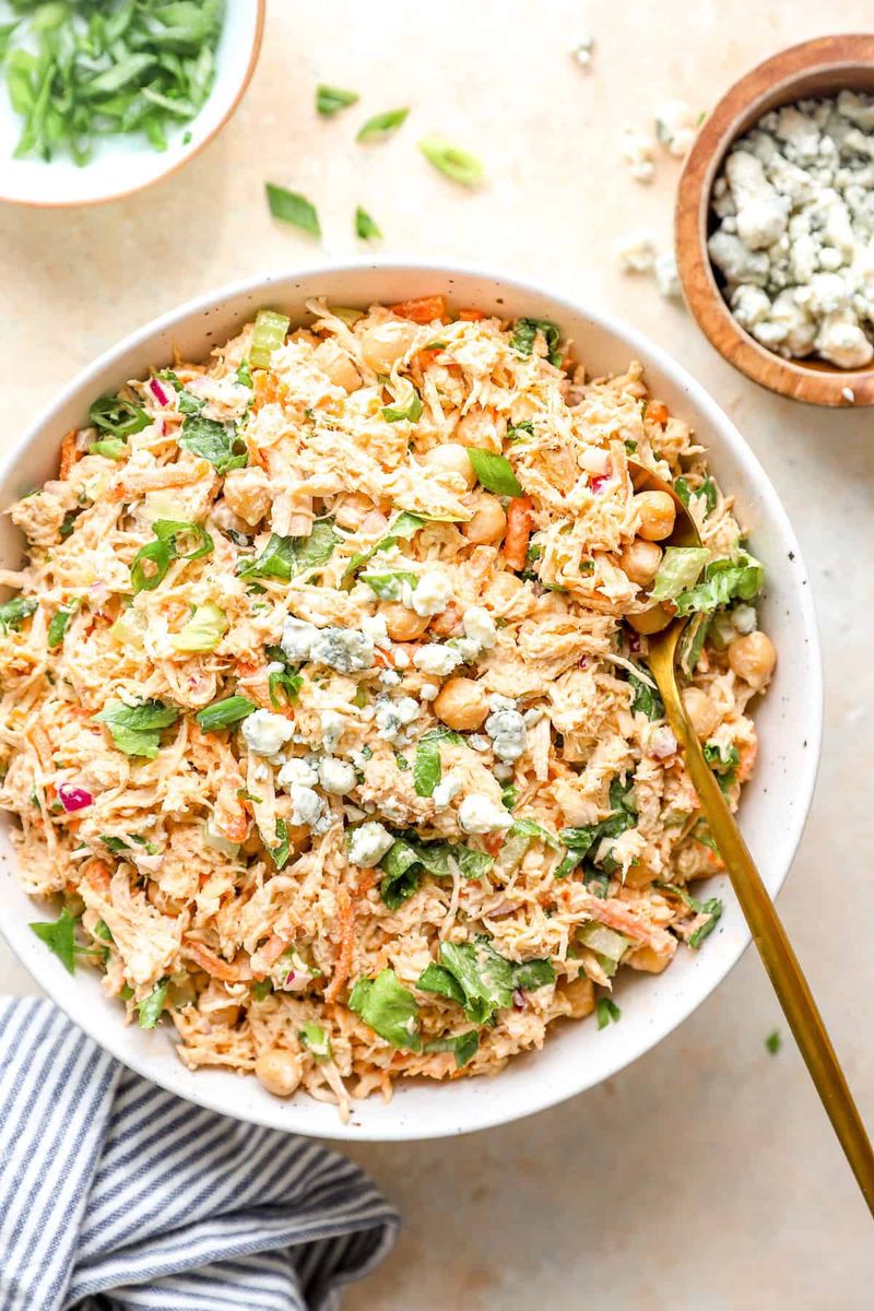 Buffalo Chicken Celery Salad