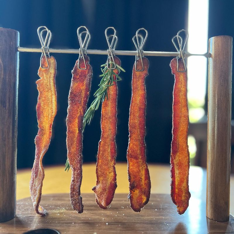 Giant Hanging Bacon Racks