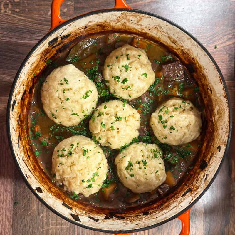 Beef Stew and Dumplings