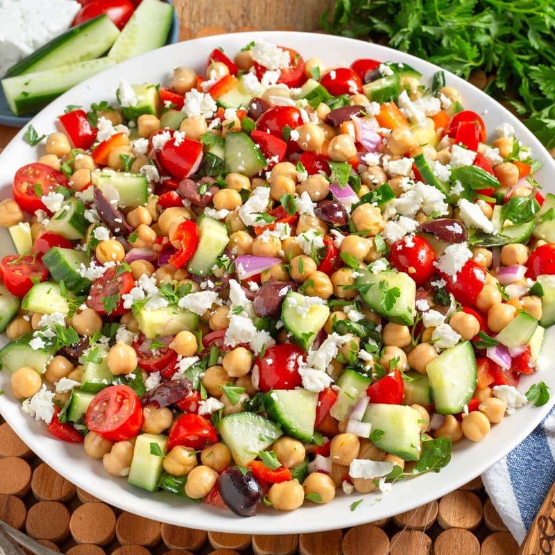 Mediterranean Chickpea Salad