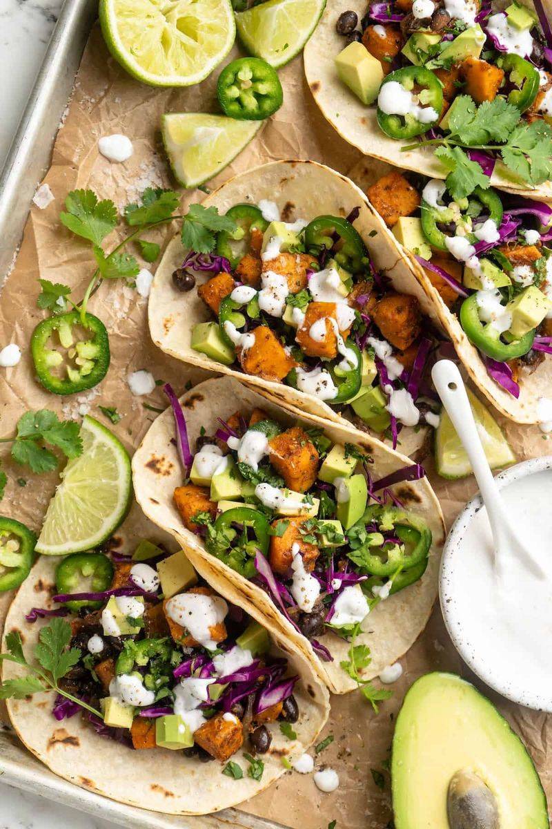 Sweet Potato and Black Bean Tacos