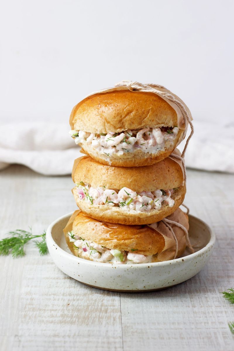 Shrimp Salad on Brioche