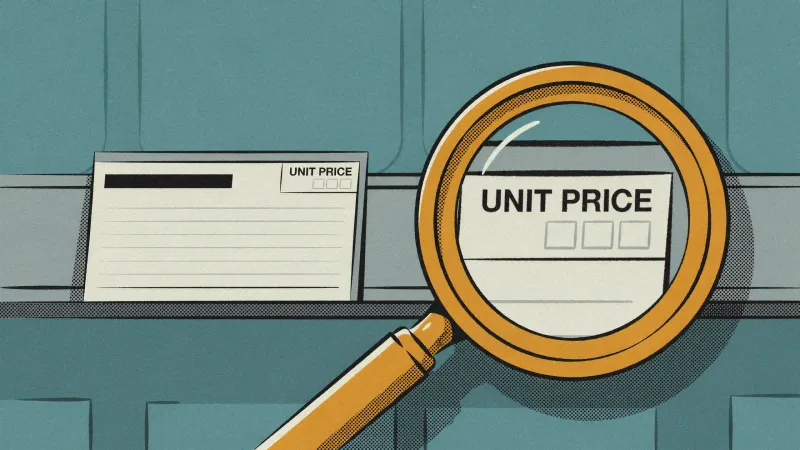 Ignoring the Unit Price