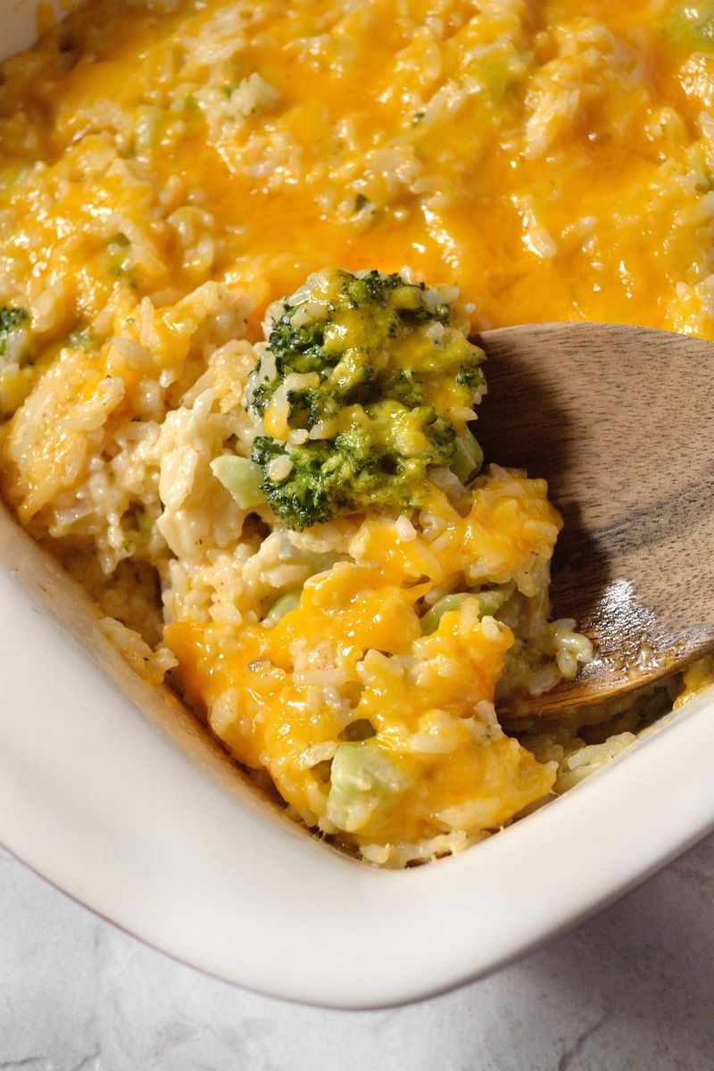 Cheesy Broccoli Rice Casserole