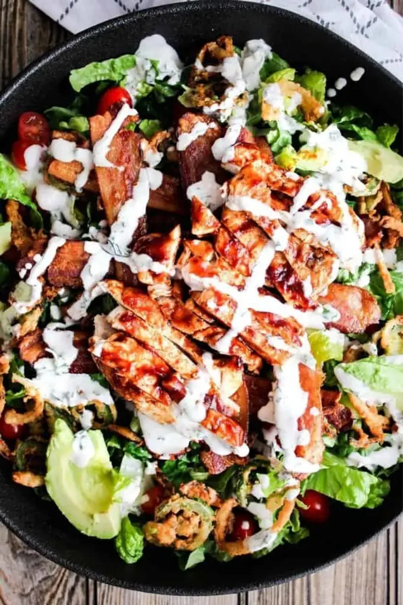 BBQ Chicken Ranch Salad