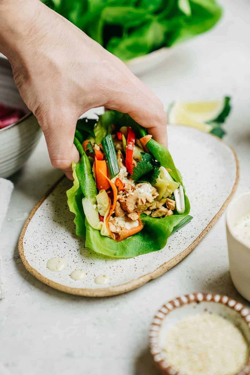 Tuna Lettuce Wraps