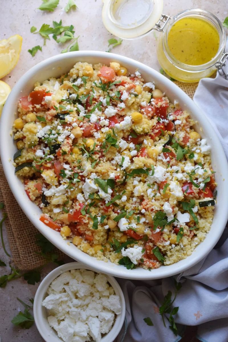 Lemon Herb Couscous Bowls