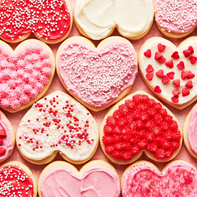 Valentine Heart Sugar Cookies