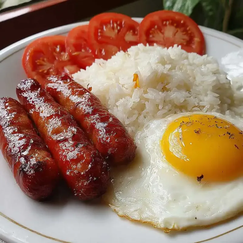 Filipino Longganisa Breakfast