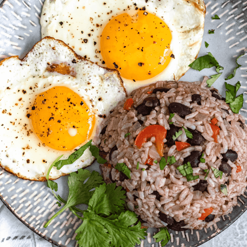 Gallo Pinto Breakfast Plate