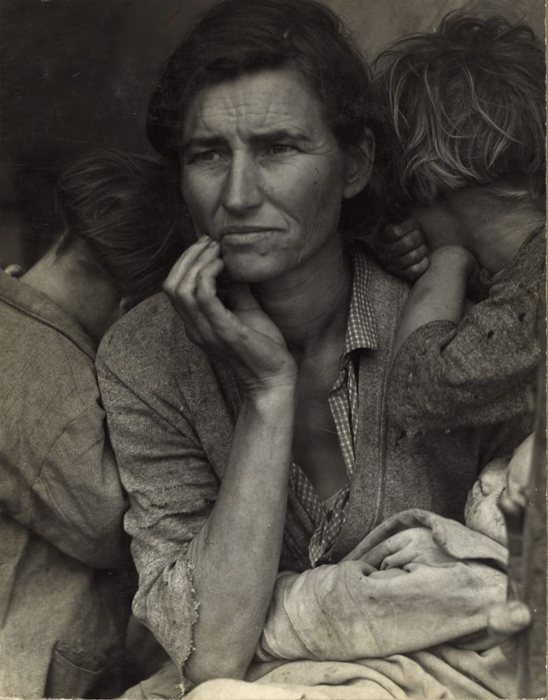 Migrant Mother: Worry Written on a Face