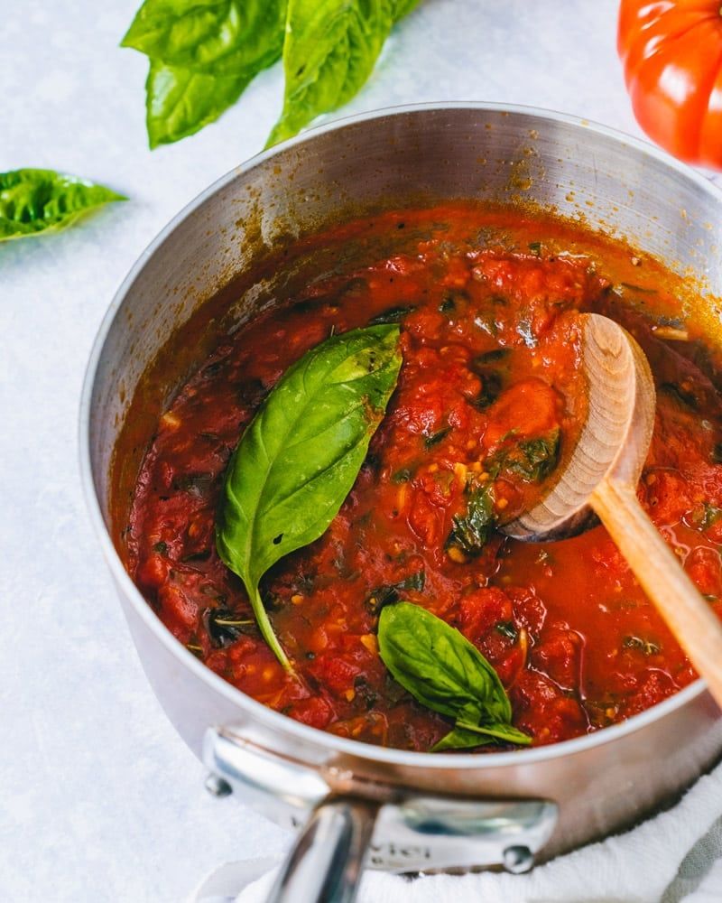 Fresh Basil and Tomato Sauce