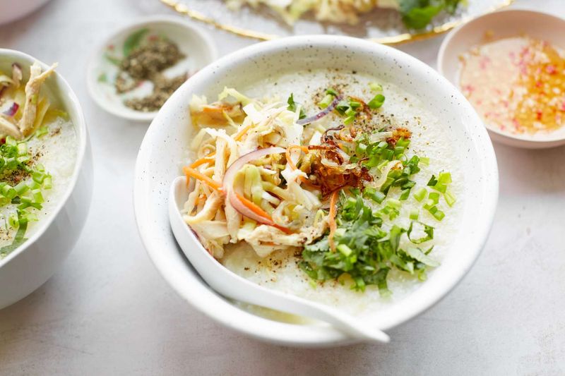 Fish Sauce Congee in Vietnam