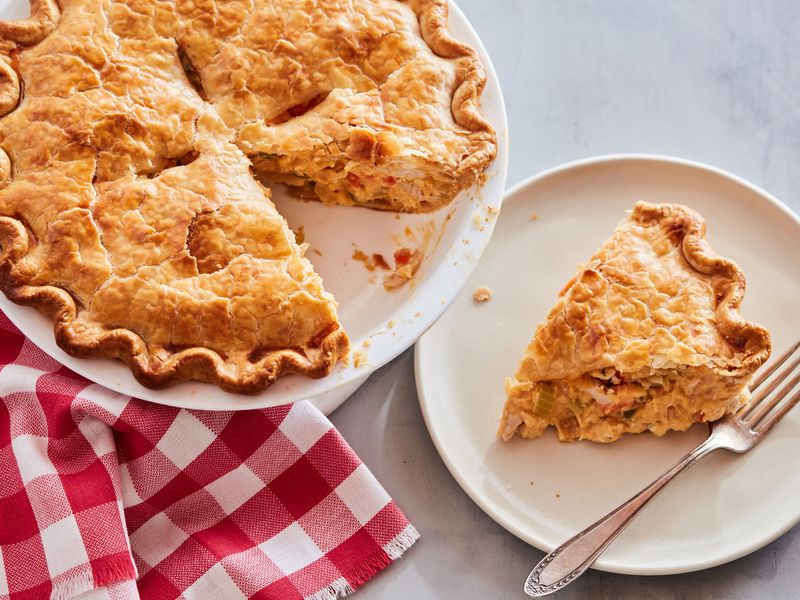 Buffalo Chicken Pot Pie