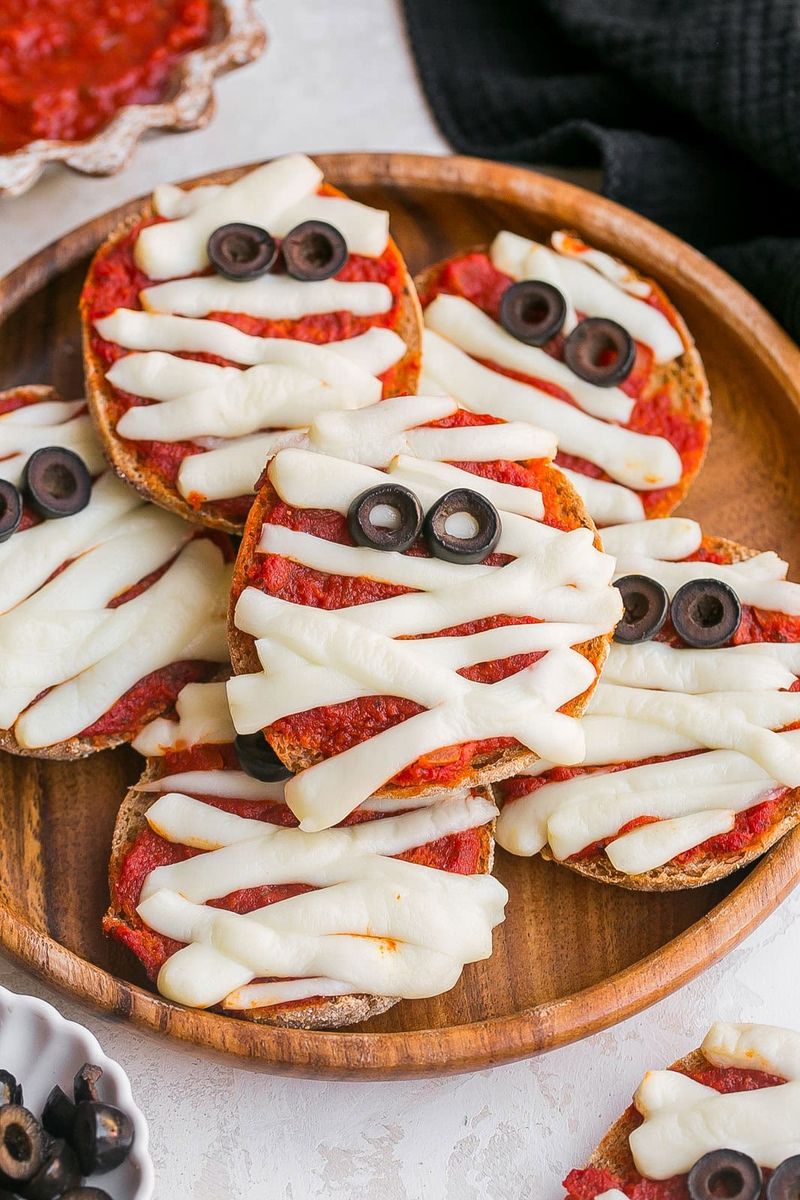 Mummy Mini Pizzas