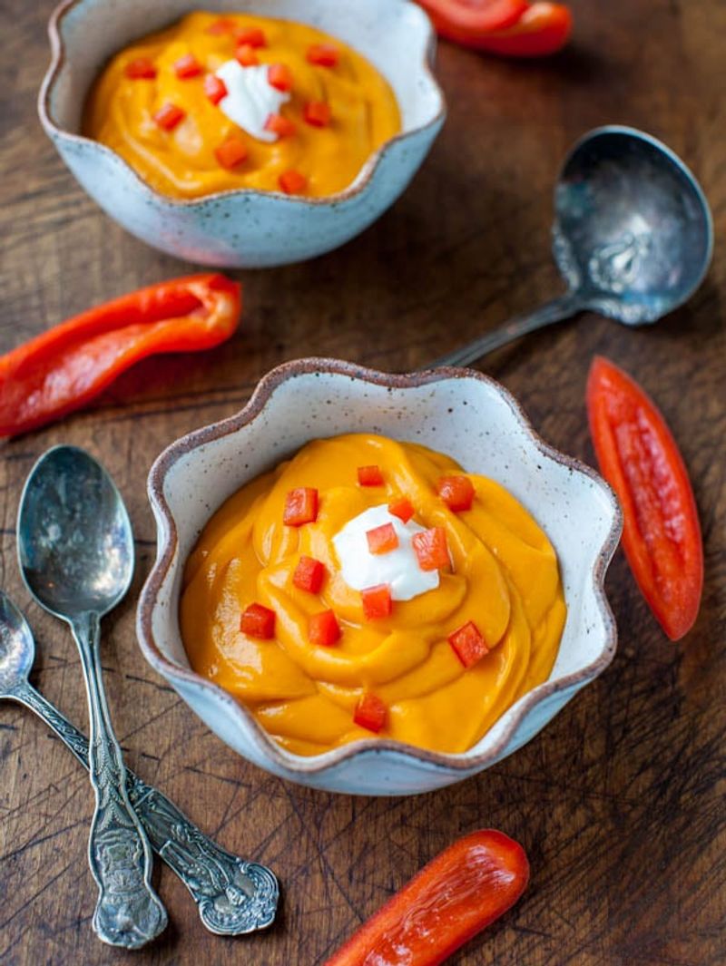 Sweet Potato and Red Pepper Soup