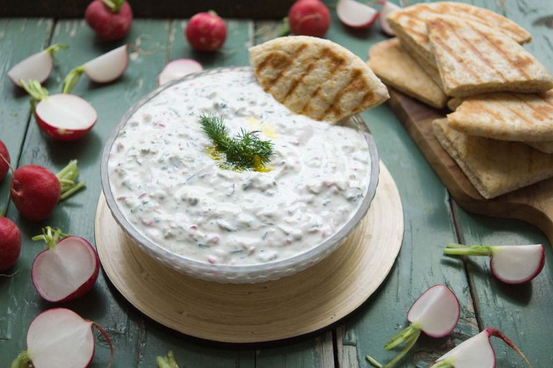 Radish Tzatziki Dip