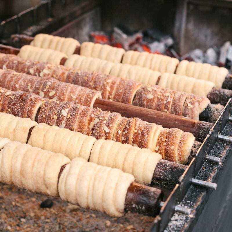 Trdelnik Over Open Coals