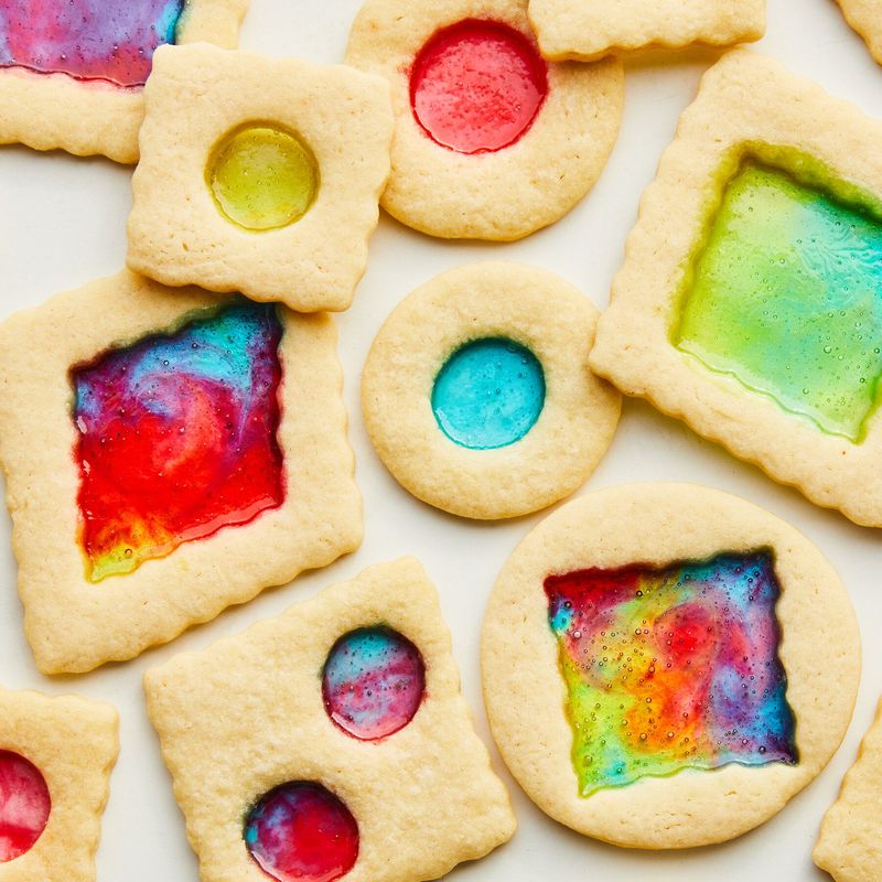 Stained Glass Cookies and Cakes