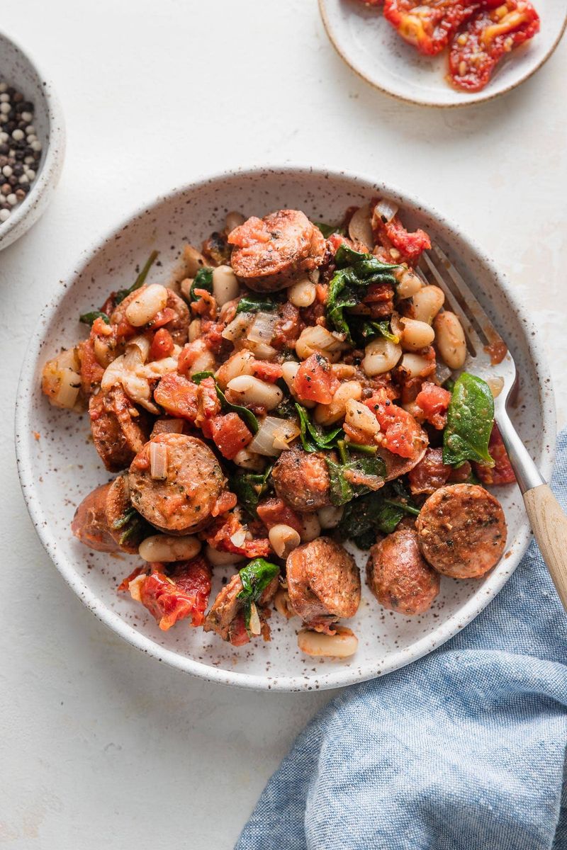 Tuscan White Bean and Sausage Salad