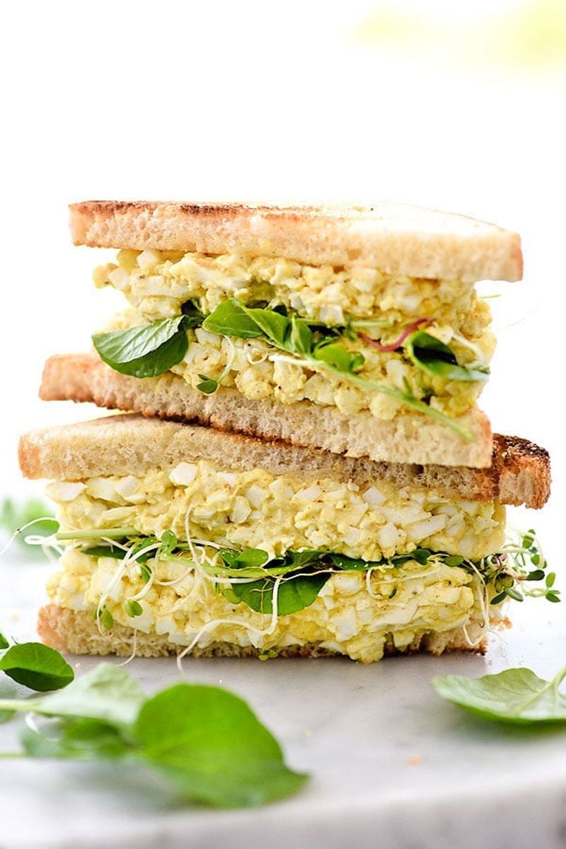 Curried Egg and Cress