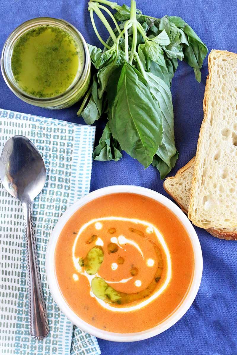 Basil Oil Drizzle