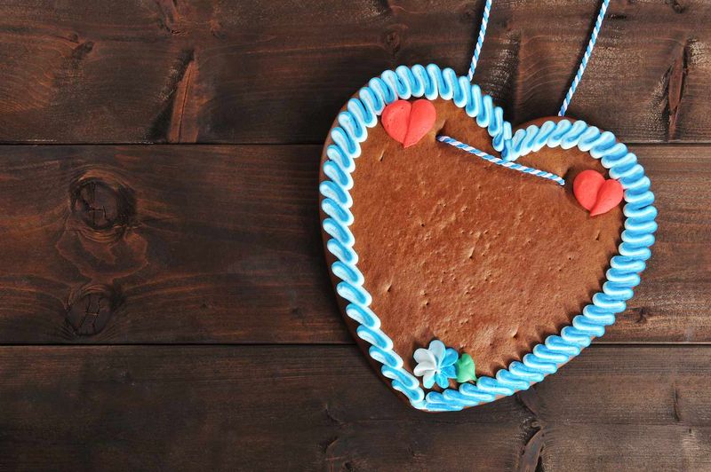 German Lebkuchen Hearts