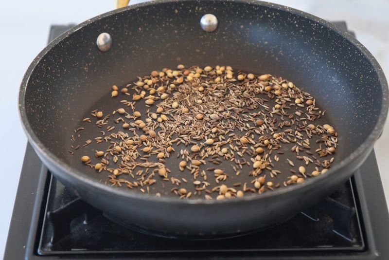 Toast Spices in a Dry Pan