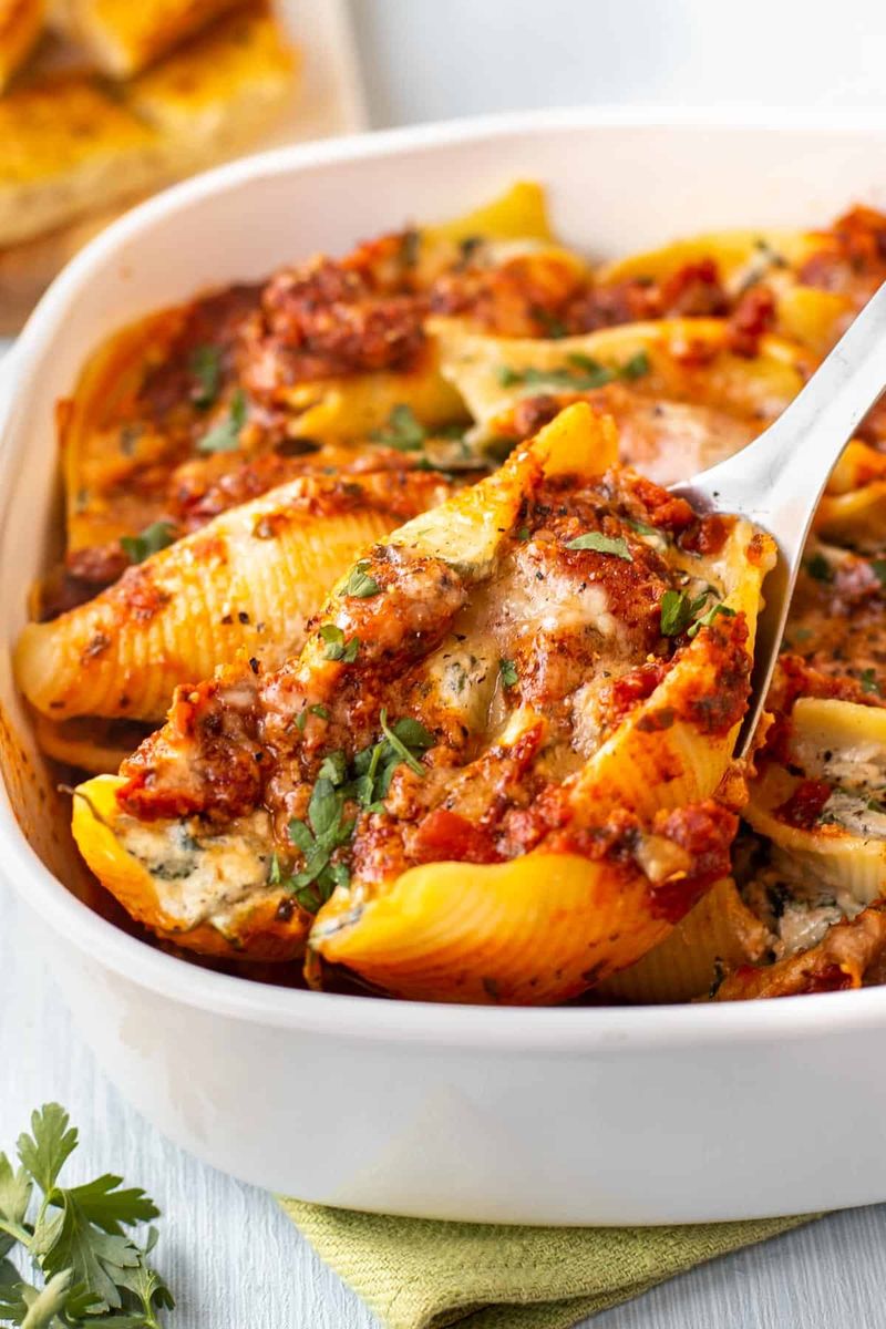 Classic Baked Stuffed Shells