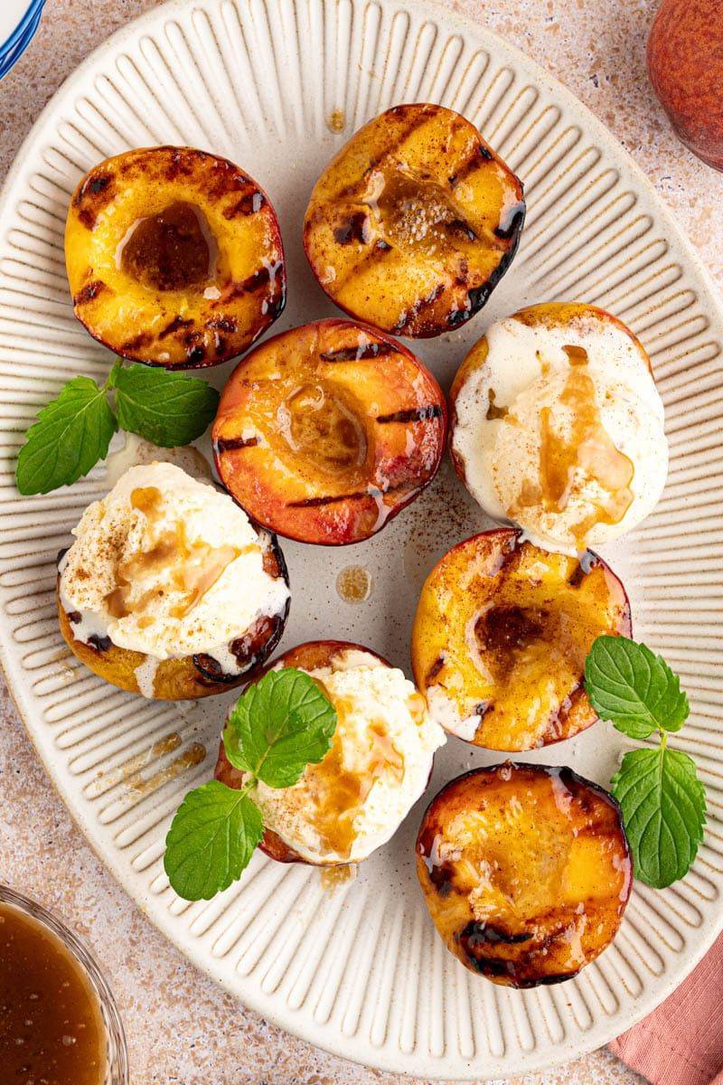 Peaches Turned Into Dessert