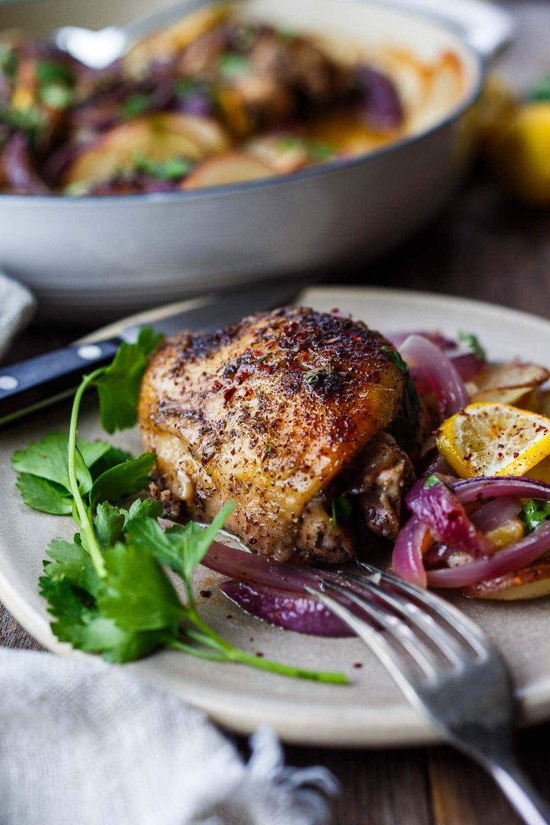 Lemon Chicken with Fresh Tabbouleh