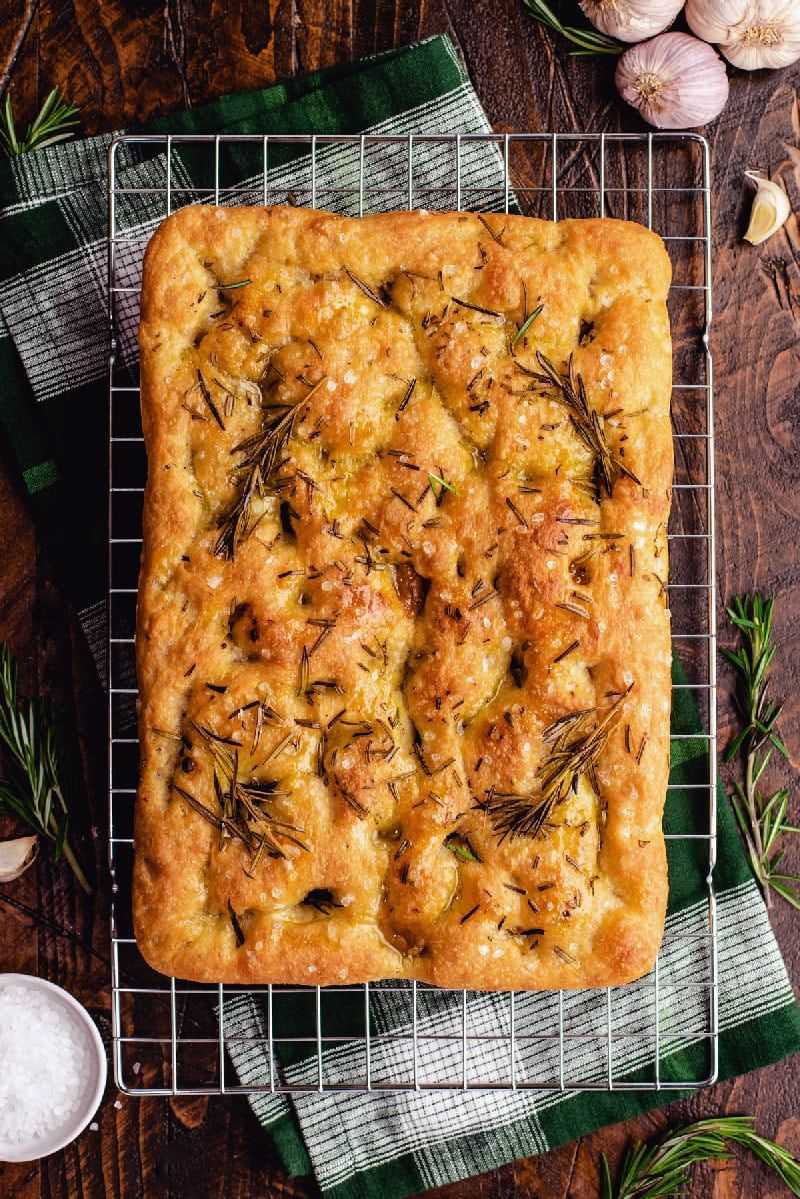Rosemary Sea Salt Focaccia