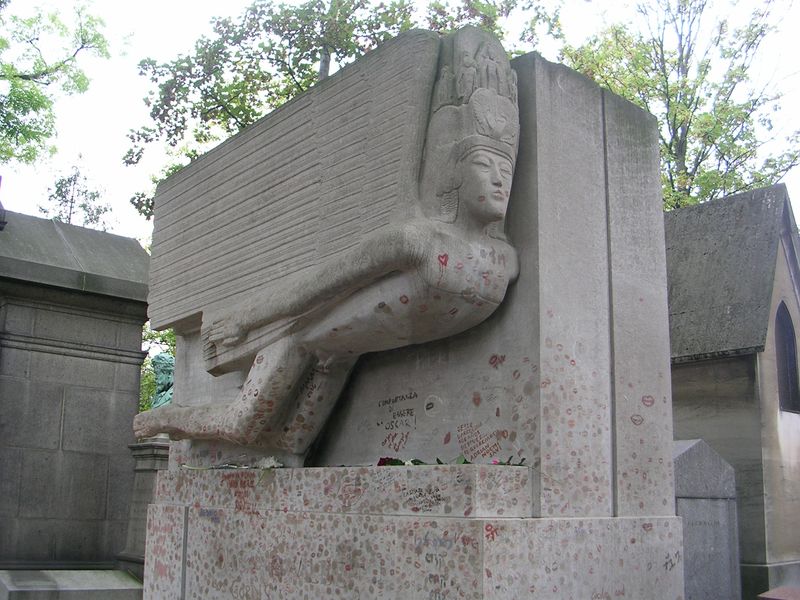 Oscar Wilde's Striking Tomb