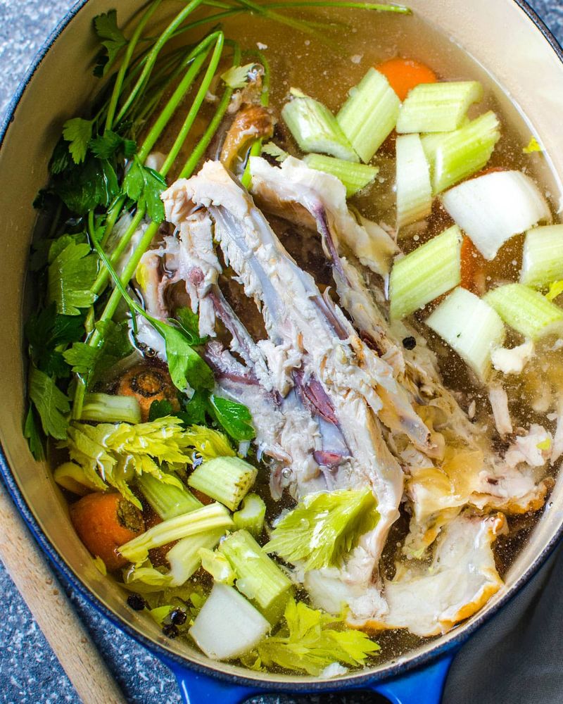 Rotisserie Chicken Bone Soup