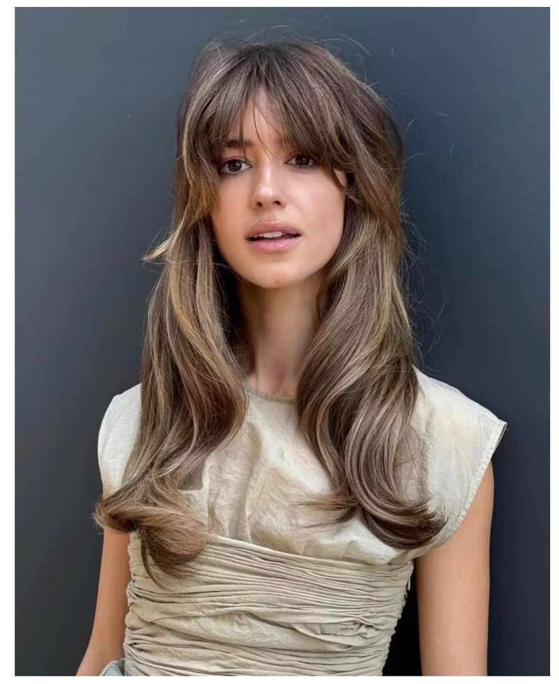 Long Hair Finds Shape With Fringe