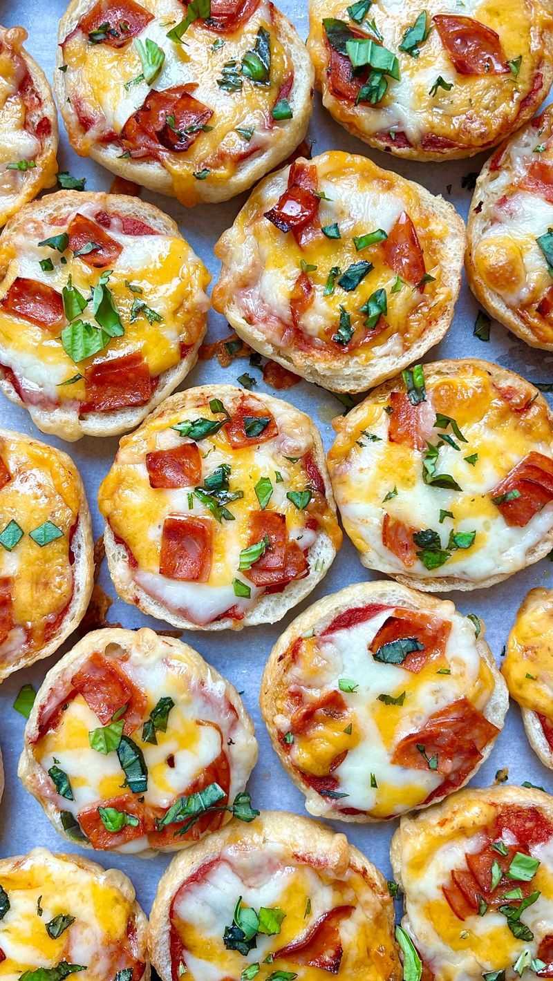 Bagel Bites and Pizza Snacks