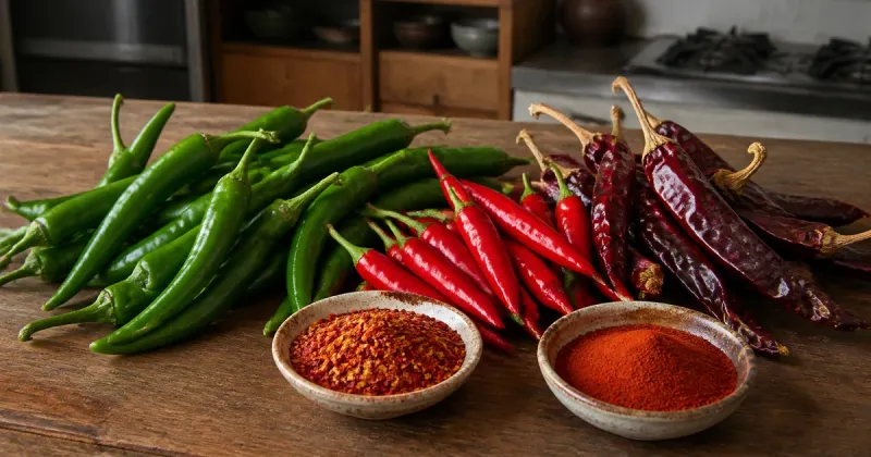 Chili Peppers Bring the Heat Differently