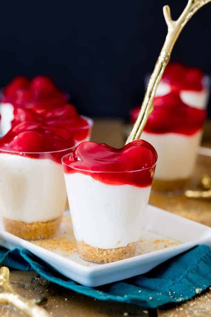 Mini Cheesecake Glasses