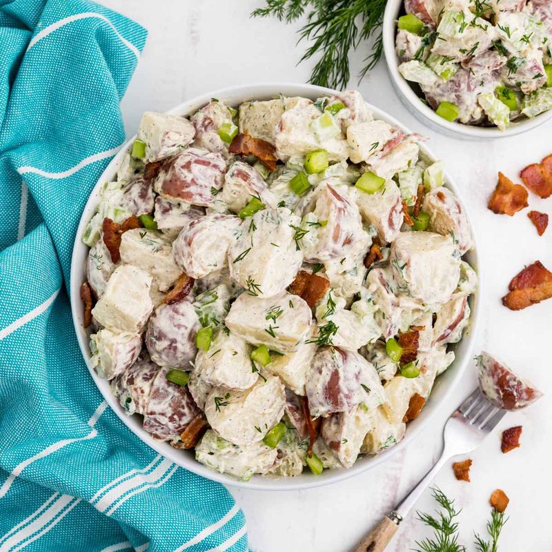 Red Bliss in Potato Salad