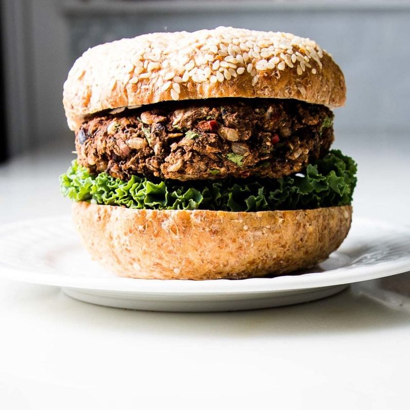 Seedy Veggie Burgers