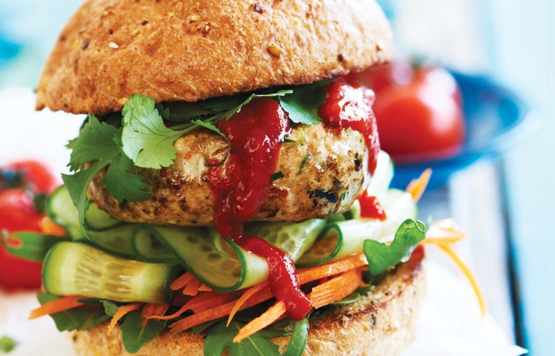 Juicy Herb Burgers