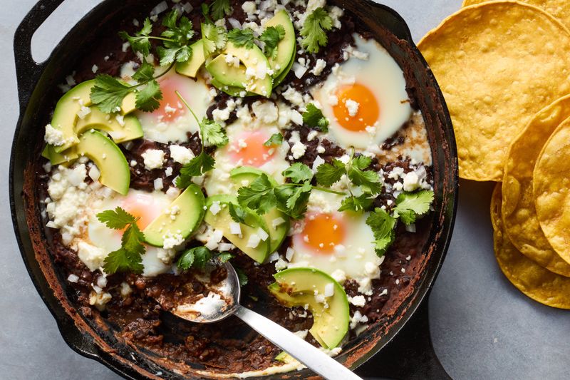 Black Bean and Egg Skillet