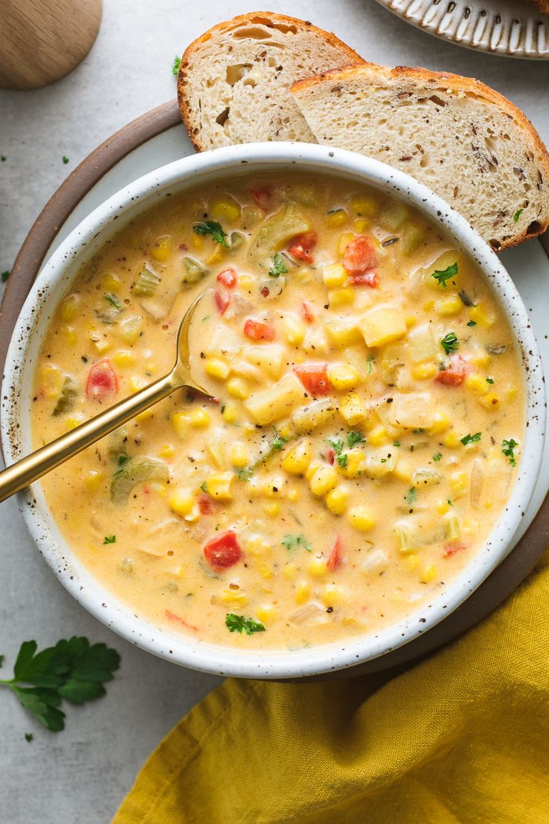Corn Chowder With Coconut Milk